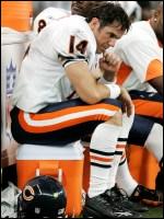 Brian Griese hung his head often last season with the Bears. Does Gruden secretly want him to start Sunday?