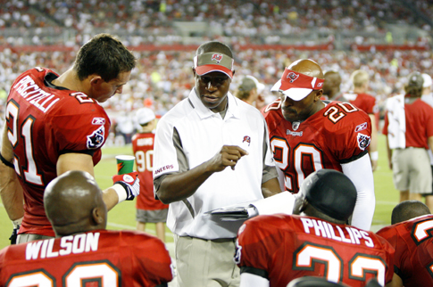 The Bucs have some key free agents in 2009 - Philip Buchanon, Jermaine Philips, Jeff Garcia and more. But coach Raheem Morris may be the biggest free agent of them all.