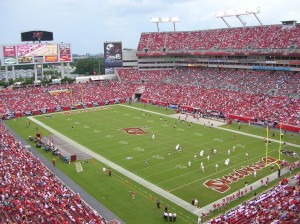 Bucs crowds thinned out at Raymond James Stadium in '08