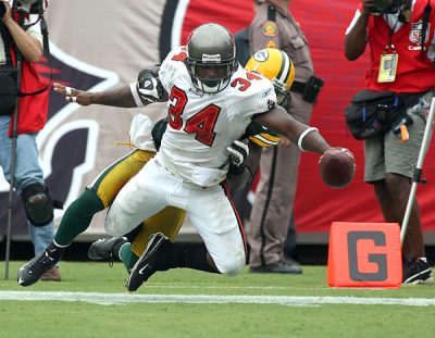Once upon the Bucs' last playoff appearance,, a running back from the bench emerged to lead them.