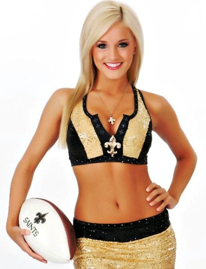 saints cheerleader