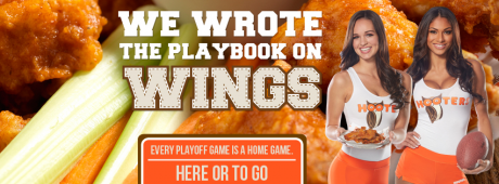 Click here and watch all the games at Hooters