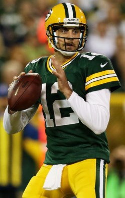 A certain NFL center compared "America's Quarterback" to superstar Aaron Rodgers.