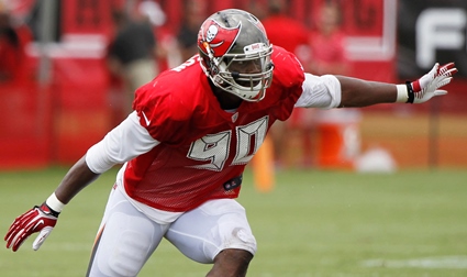 Why Is Bucs DE Adrian Clayborn getting hammered by Bucs fans when he almost had double the sacks last year as high-priced free agent DE Michael Johnson?