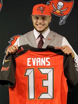 Bucs react to the Mike Evans video.