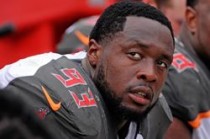 Gerald McCoy had to pay off a wager he lost yesterday.