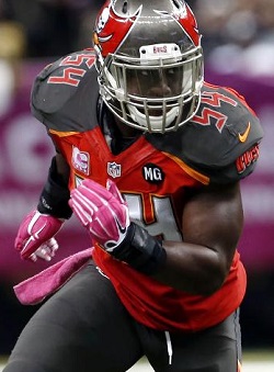 Could Lavonte David motivate the Bucs to rise up tomorrow?