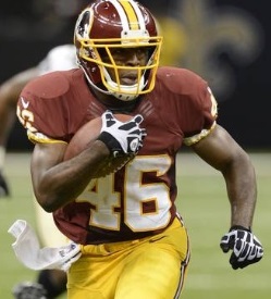 Redskins stud RB Alfred Morris should be a stout test for the average Bucs rush defense.