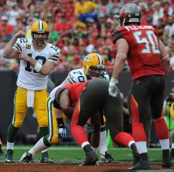 Packers QB Aaron Rodgers simply had too many tricks up his sleeve for the Bucs.
