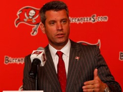 Former Bucs rock star general manager Mark Dominik again issued his plea for the Bucs to select a quarterback No. 1 overall next month.
