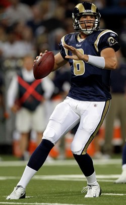 Could the Bucs pass on a quarterback (dear, God! in the draft and turn to brittle Rams QB Sam Bradford?