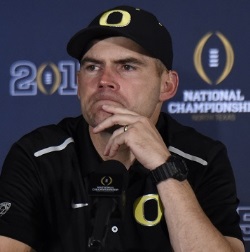 Oregon coach Mark Helfrich said today he does not expect the Bucs to select QB Marcus Mariota.