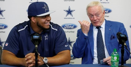 Stud offensive lineman La'el Collins likely spurned the Bucs, in part, due to the charms of Cowboys henchman Jerry Jones.