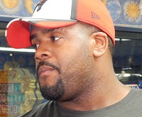 Donovan Smith described his offseason lifestyle today at One Buc Palace