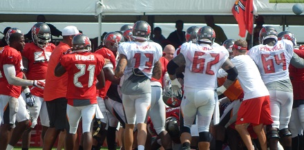 Today's brawl was just one moment in practice. Joe's got plenty more.