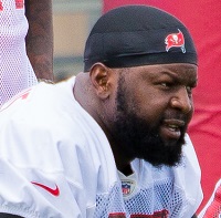 Bucs backup tackle Gosder Cherilus is happy to go all UFC. 