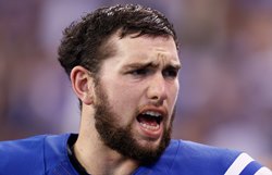 Andrew Luck threw three picks yesterday. What a freaking bum, huh?