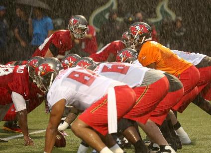 Joe witnessed the sloppiest Bucs practice he's ever seen Saturday night at USF.