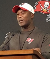 Lovie might be unhappy with Trent Dilfer this morning