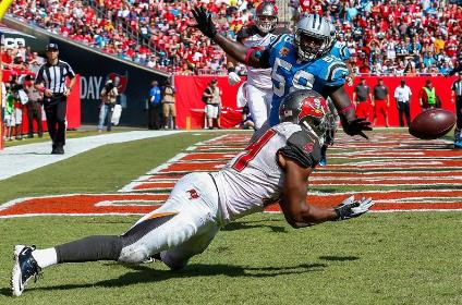 Bucs RB Charles Sims pulled off a rare feat Sunday. (Photo courtesy of Buccaneers.com)