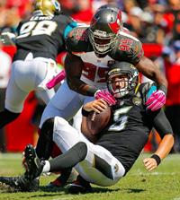 Blake Bortles surely fears one Bucs defensive end