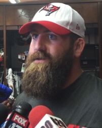 Bucs veteran center said the rookie offensive linemen don't play like rookies.