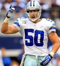 The Cowboys will be without their best defender tomorrow, OLB Sean Lee.