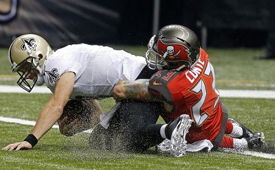 Safety Chris Conte got a thumbs up from the new head coach