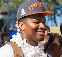 Jameis was among the NFL guinea pigs at yesterday's Pro Bow.