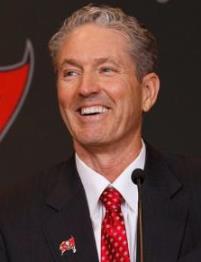 Is Dirk Koetter now a stat geek? (Photo courtesy of Buccaneers.com.)