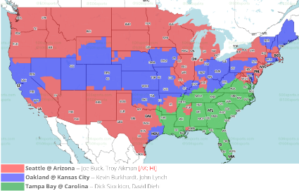 tv map for bucs-panthers
