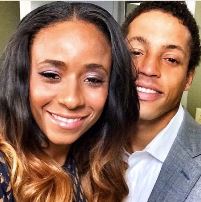 Miko Grimes and her Bucs cornerback husband Brent.