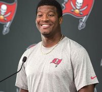 DIrk Koetter's offense makes Jameis smile.