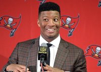 Jameis was seen screaming