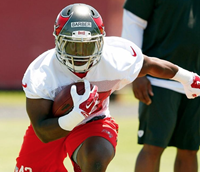 Bucs rookie undrafted RB has a compelling personal story.