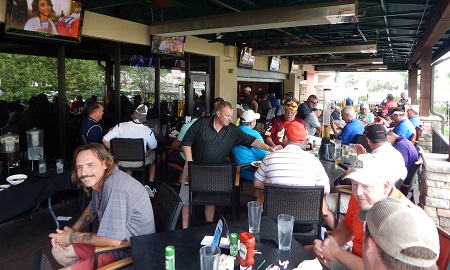 October 2015 Redskins-Bucs watch party at Lee Roy Selmon's in Carrollwood, now renamed Glory Days.