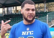 Mike Evans says he can't believe what some fans and media have said about him.