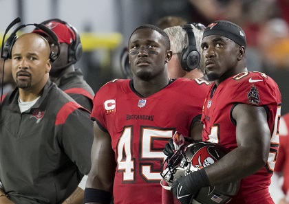 Bucs with Bowles: Entering the bye week banged up, but owners of first  place in division