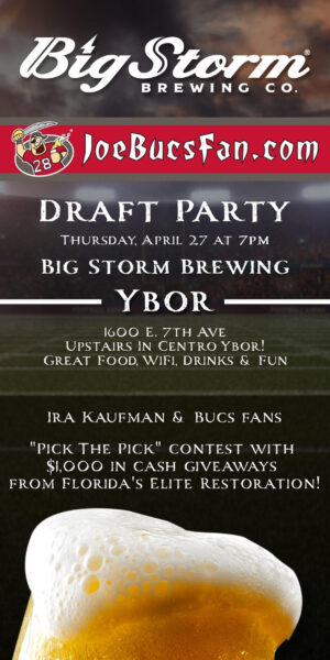 bucs draft party 2022