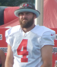 New Bucs kicker Chase McLaughlin.